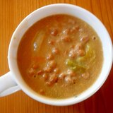 納豆カレースープ